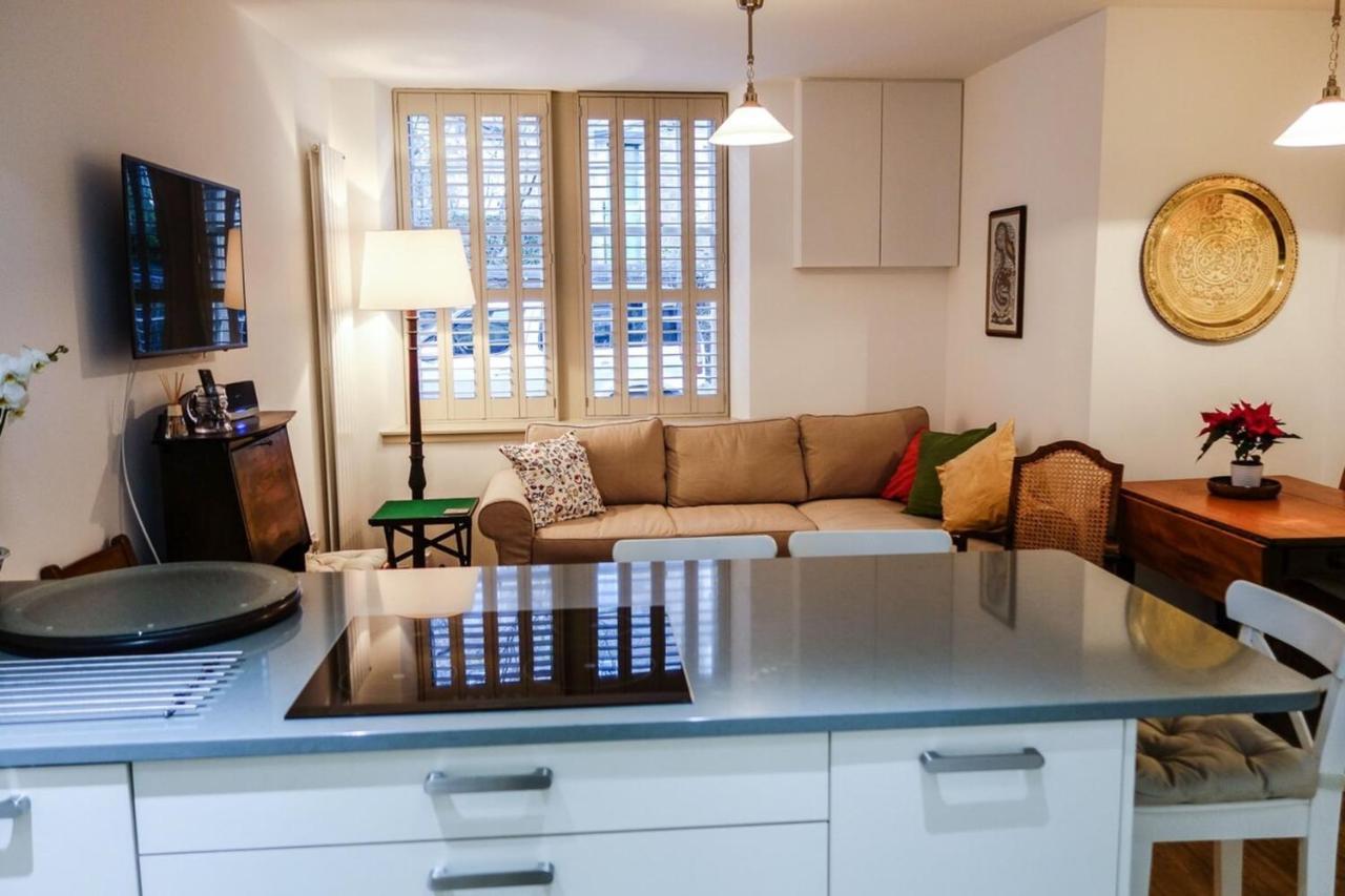 爱丁堡Quiet Ground Floor Mews Flat And Parking公寓 外观 照片
